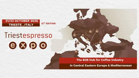 Triestespresso Expo, 21-23 October 2026, Trieste: The B2B Hub for Coffee Industry in Central Eastern Europe & Mediterranean