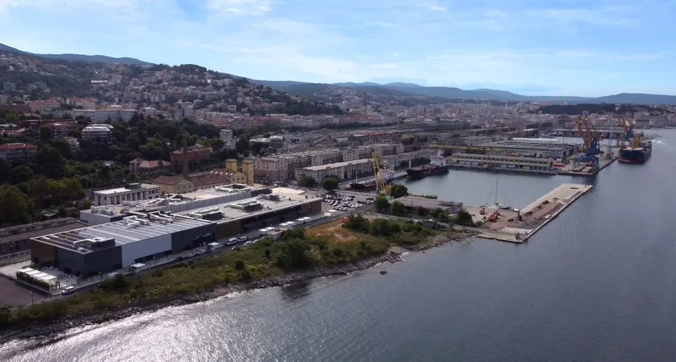 Trieste's Porto Vecchio seen from above