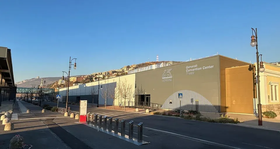 The Trieste Convention Center from outside