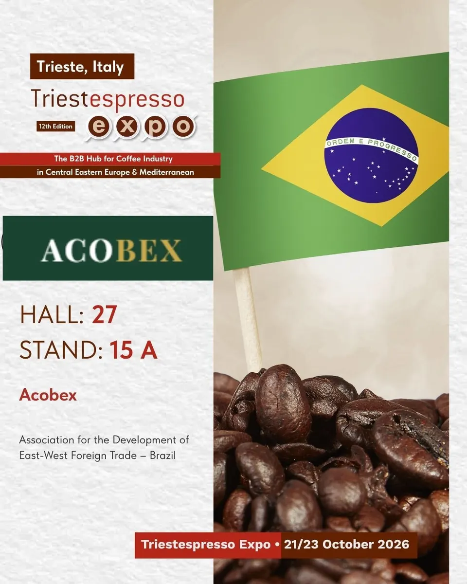 Acobex card, with logo and a photo