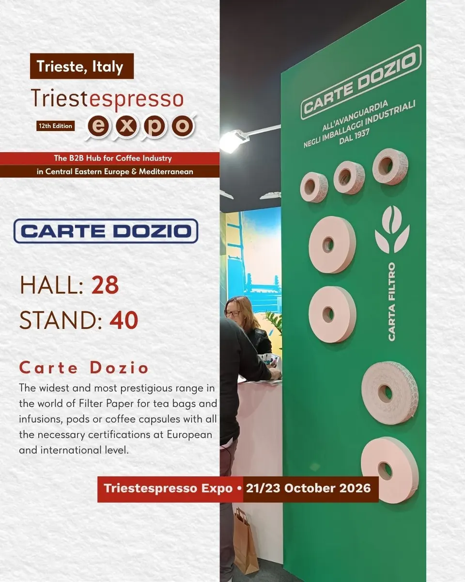 Carte Dozio card, with logo and a photo