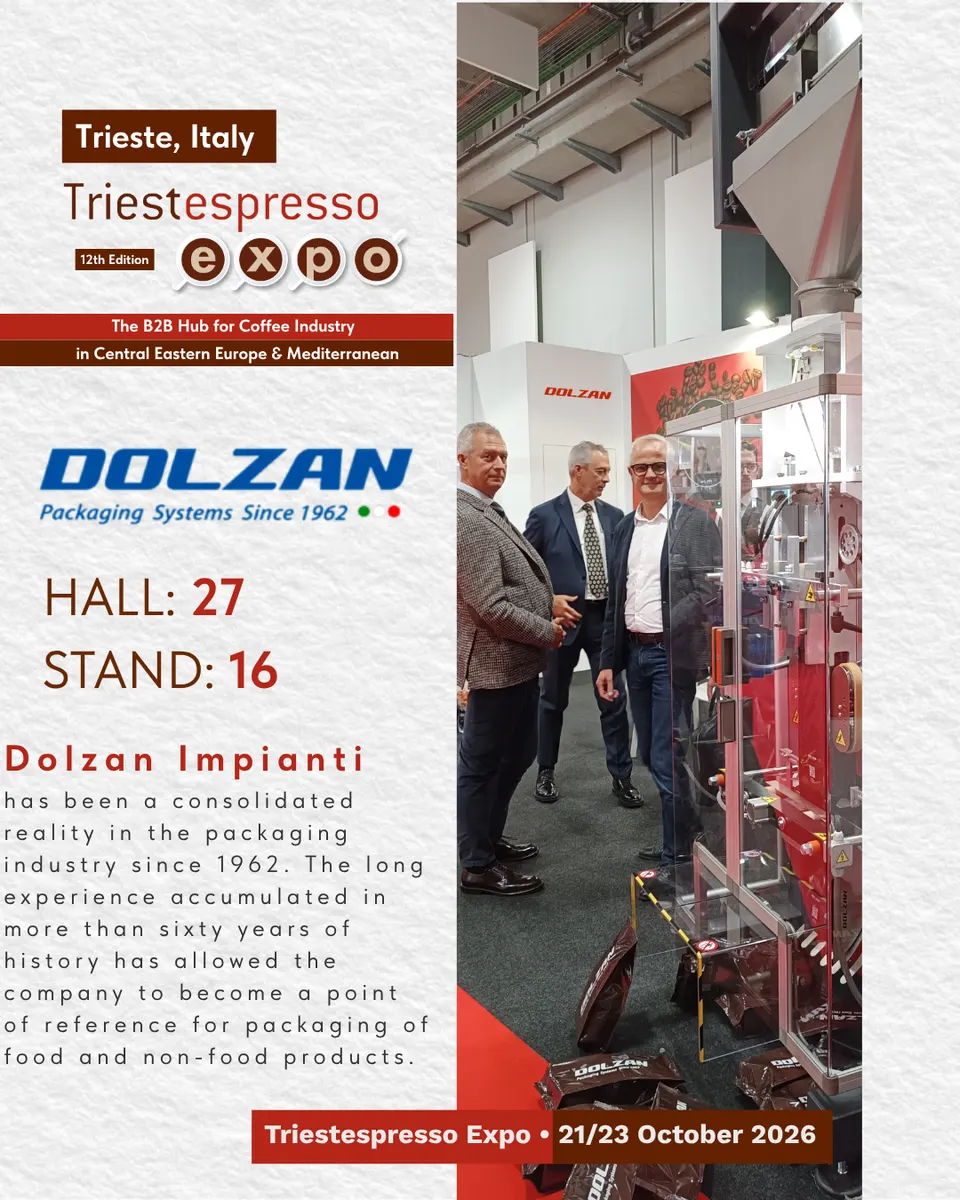 Dolzan Impianti card, with logo and a photo