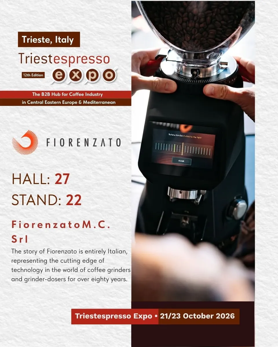 Fiorenzato M.C. Srl card, with logo and a photo