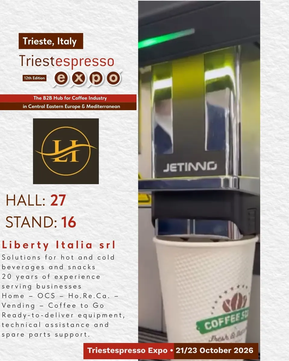Liberty Italia srl card, with logo and a photo
