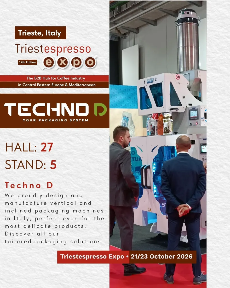 Techno D card, with logo and a photo