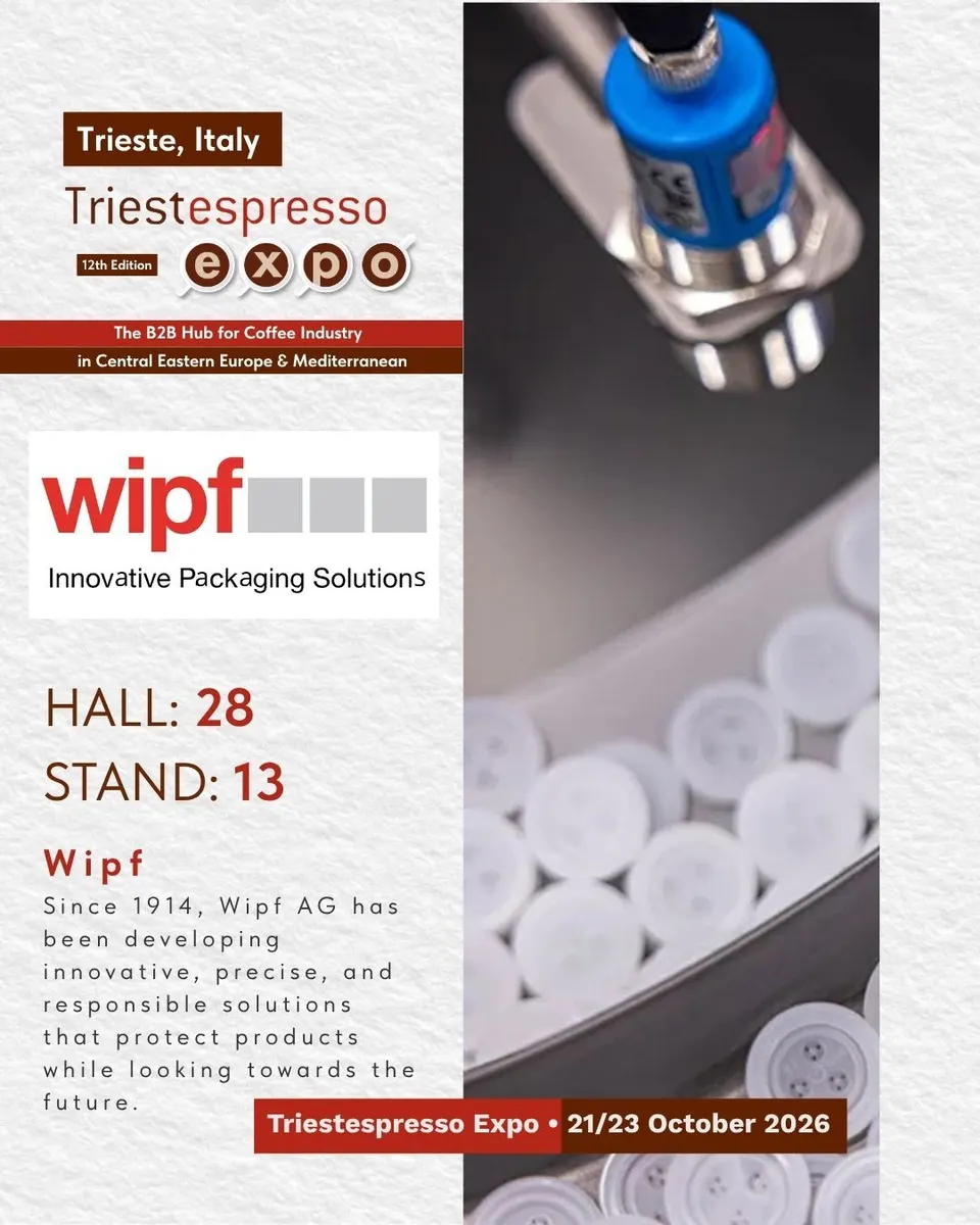 Wipf card, with logo and a photo