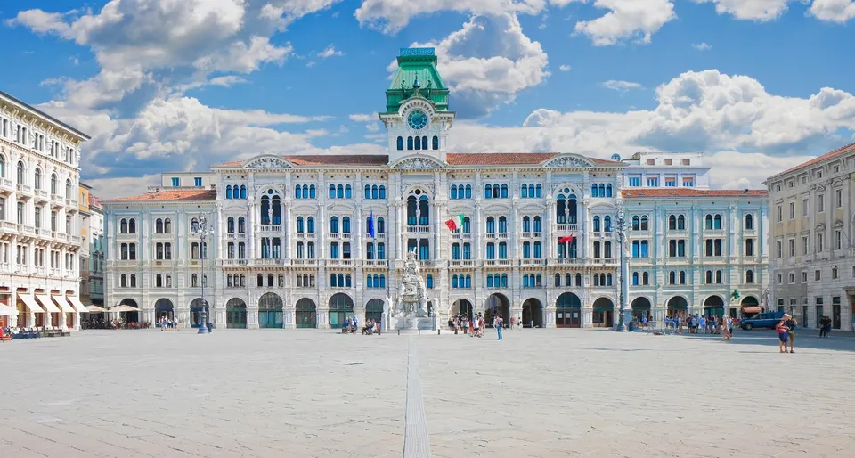 The City Hall in Piazza Unità d'Italia, Trieste