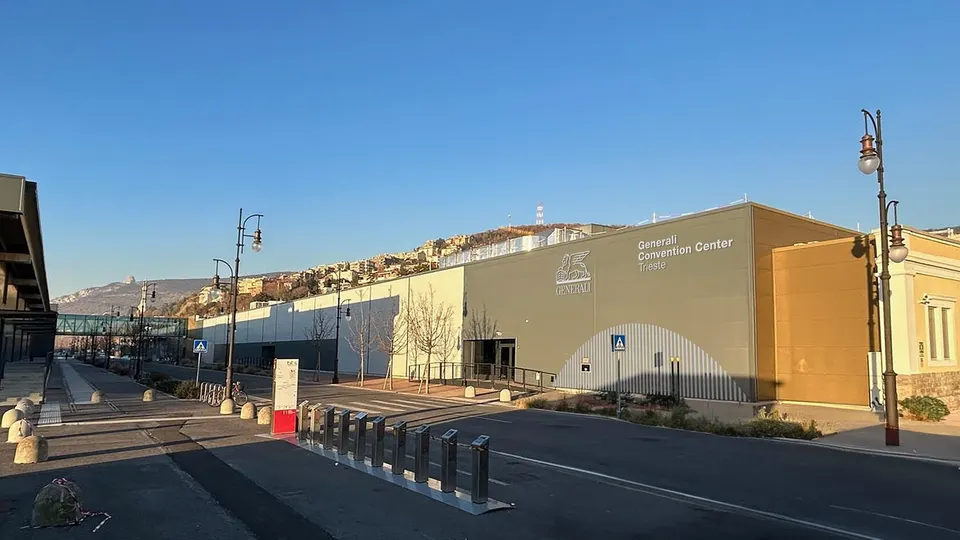 The Trieste Convention Center from outside