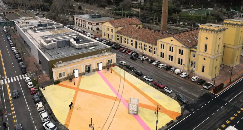 The Trieste Convention Center from above