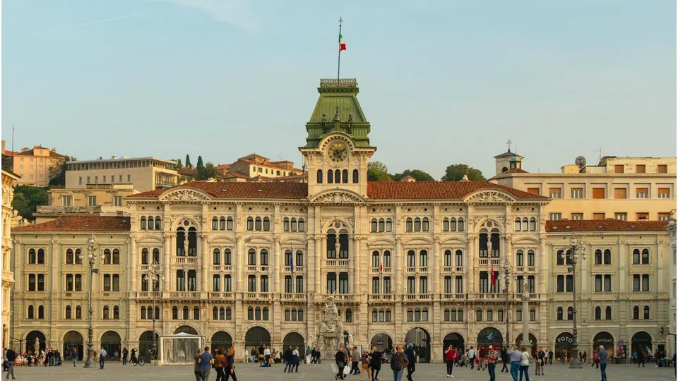 The City Hall in Piazza Unità d'Italia, Trieste
